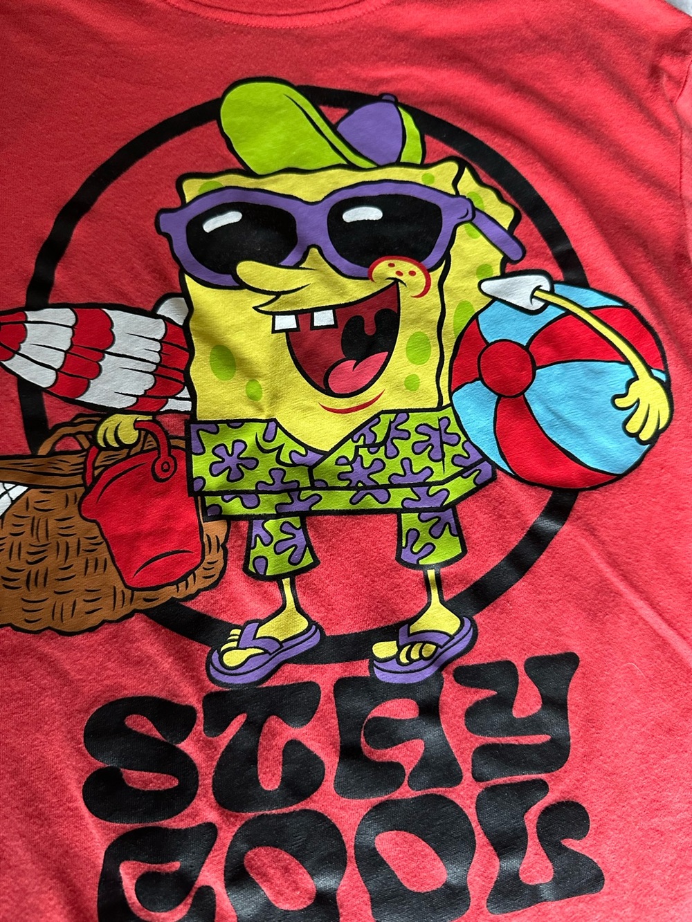 Nickelodeon SpongeBob SquarePants Graphic Tee - Coral